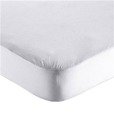 protège matelas grands bonnets 90x190  - blanc