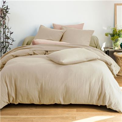 Housse de couette 200x200 - beige