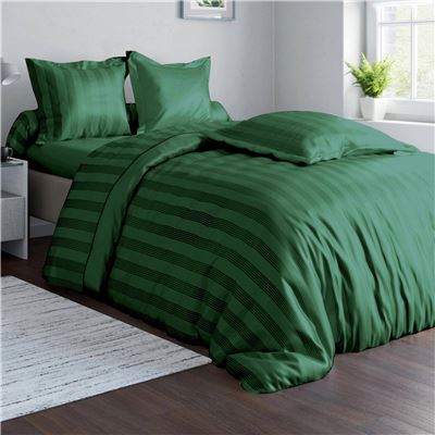 Housse de couette 140x200 - vert cèdre