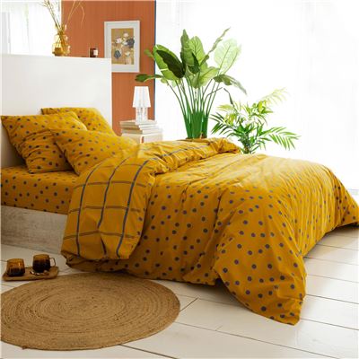 Housse de couette 140x200 - jaune