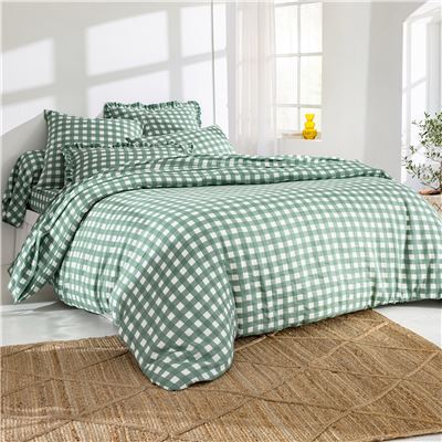 Housse de couette 240x220 - vert céladon