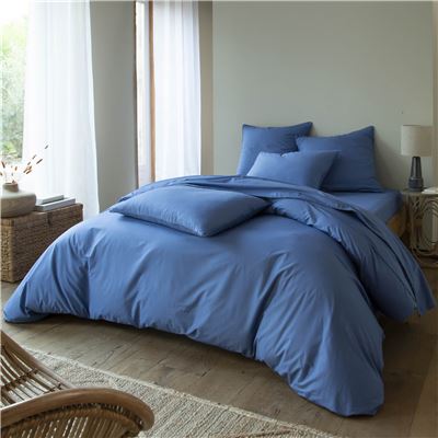 Housse de couette 140x200 - bleu azur