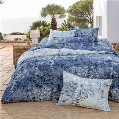 Housse de couette 140x200 - bleu marine