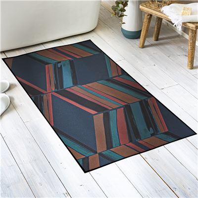 Tapis  40x60 - bleu