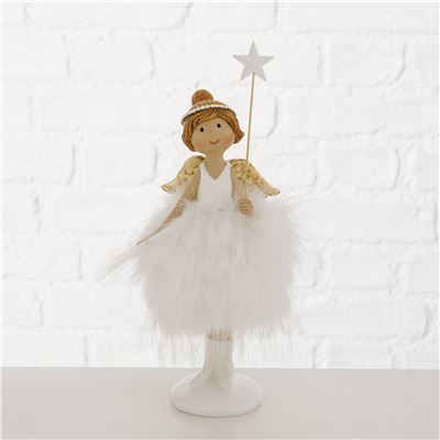 Statuette h19cm - blanc