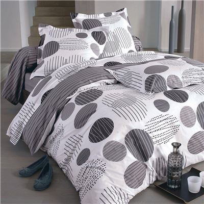 Housse de couette 140x200 - gris