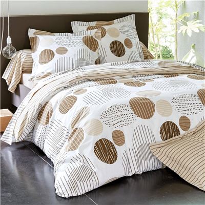 Housse de couette 140x200 - beige