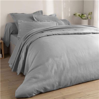 Housse de couette 140x200 - gris