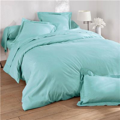 Housse de couette 140x200 - bleu aqua