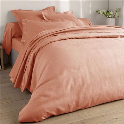 Housse de couette 140x200 - rose blush