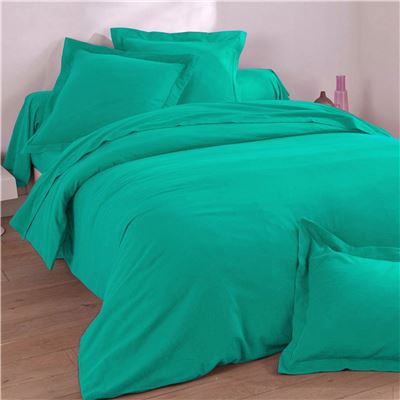 Housse de couette 140x200 - vert jade