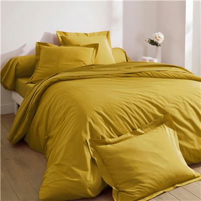 Housse de couette 140x200 - jaune ocre