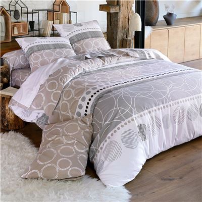 Housse de couette 200x200 - beige